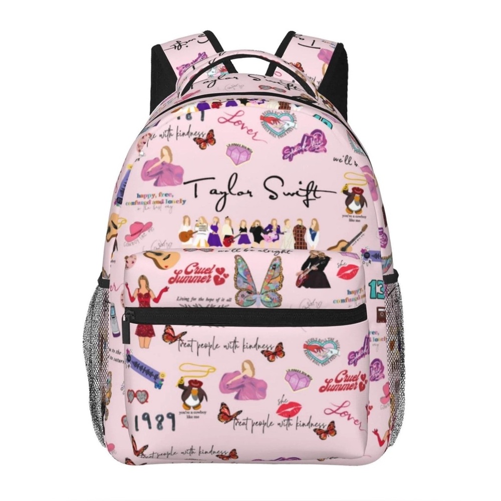 🎀 NEW Taylor Swift Eras Tour Inspired Pink Backpack - Swiftie Essential